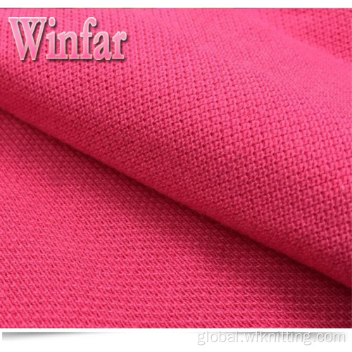 Polyester Pique Fabric 100% Polyester Polo Knitted Pique Fabric Manufactory